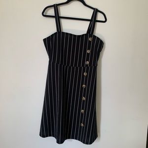 Black and White striped sundress